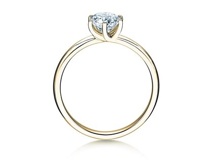 Verlovingsring Melody in 9K geelgoud met diamant 3,00ct G/VS
