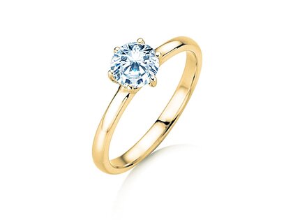 Verlovingsring Melody in 9K geelgoud met diamant 3,00ct G/VS