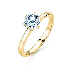 Verlovingsring Melody in 9K geelgoud met diamant 3,00ct G/VS
