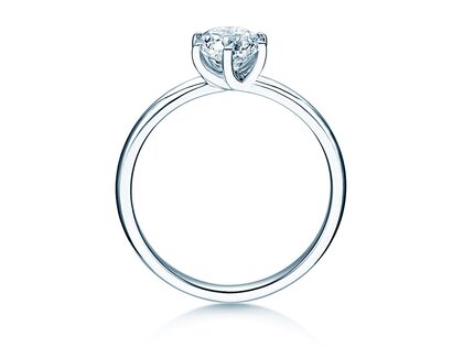 Verlovingsring Melody in 18K witgoud met diamant 2,50ct G/VS