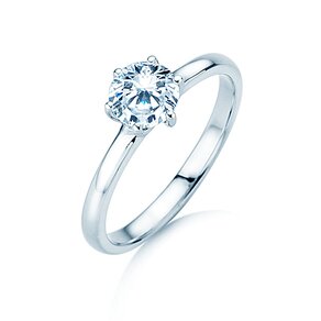 Verlovingsring Melody in 18K witgoud met diamant 2,50ct G/VS
