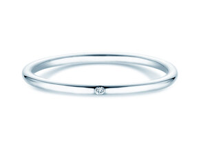 Verlovingsring Promise Petite in 9K witgoud met diamant 0,005ct G/SI