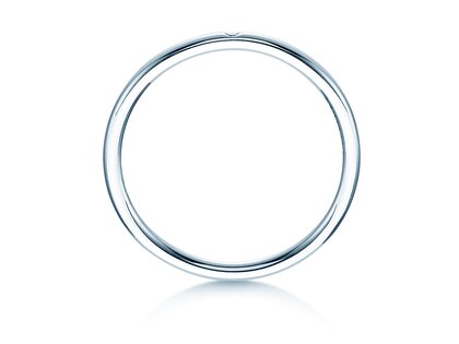 Verlovingsring Promise Petite in 9K witgoud met diamant 0,005ct G/SI