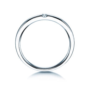Verlovingsring Destiny in 14K witgoud met diamant 0,03ct H/SI