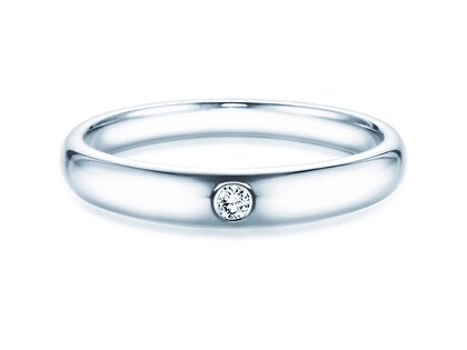 Verlovingsring Promise in zilver 925/- met diamant 0,03ct G/VS