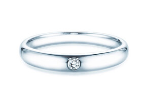 Verlovingsring Promise in zilver 925/- met diamant 0,03ct G/VS