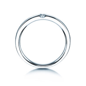 Verlovingsring Destiny in zilver 925/- met diamant 0,05ct H/SI