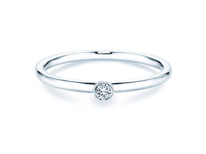 Verlovingsring Eternal in zilver 925/- met diamant 0,05ct H/SI