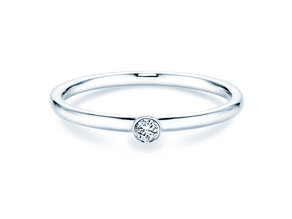 Verlovingsring Eternal in zilver 925/- met diamant 0,05ct H/SI