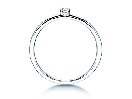 Verlovingsring Eternal in zilver 925/- met diamant 0,05ct H/SI
