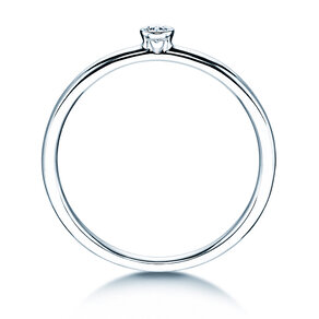 Verlovingsring Eternal in zilver 925/- met diamant 0,05ct H/SI