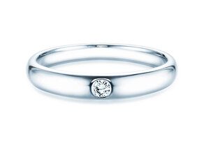 Verlovingsring Promise in zilver 925/- met diamant 0,05ct H/SI