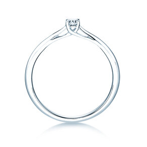 Verlovingsring Delight in 18K witgoud met diamant 0,10ct H/SI