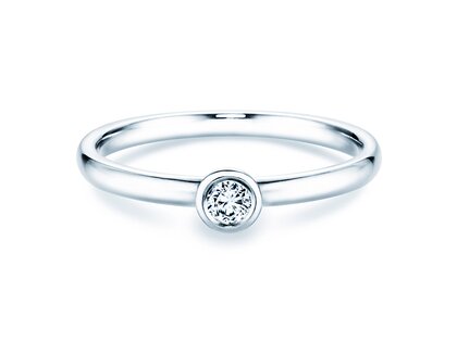 Verlovingsring Eternal in zilver 925/- met diamant 0,10ct G/SI