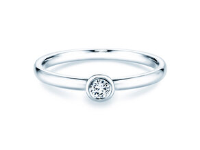 Verlovingsring Eternal in zilver 925/- met diamant 0,10ct G/SI