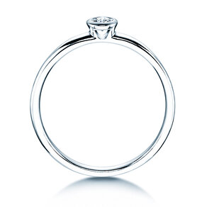 Verlovingsring Eternal in zilver 925/- met diamant 0,10ct G/SI