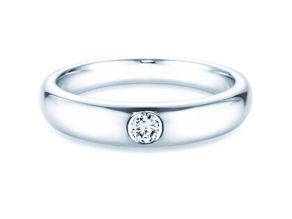 Verlovingsring Promise in zilver 925/- met diamant 0,10ct D/IF