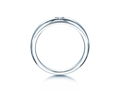Verlovingsring Promise in zilver 925/- met diamant 0,10ct D/IF