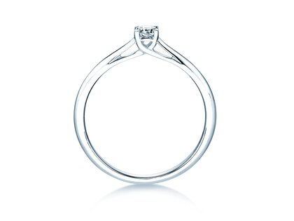 Verlovingsring Delight in zilver 925/- met Lab-grown diamant 0,15ct E/VS