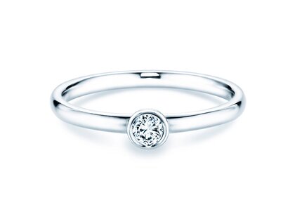 Verlovingsring Eternal in zilver 925/- met diamant 0,15ct G/VS