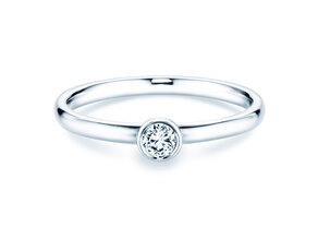 Verlovingsring Eternal in zilver 925/- met diamant 0,15ct G/VS