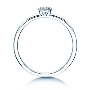 Verlovingsring Eternal in zilver 925/- met diamant 0,15ct G/VS