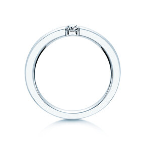 Verlovingsring Infinity in 14K witgoud met Lab-grown diamant 0,15ct E/VS