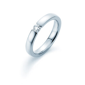 Verlovingsring Infinity in 14K witgoud met Lab-grown diamant 0,15ct E/VS