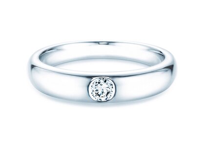 Verlovingsring Promise in zilver 925/- met diamant 0,15ct G/VS