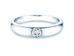 Verlovingsring Promise in zilver 925/- met diamant 0,15ct G/VS