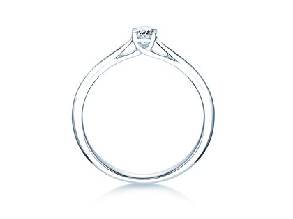 Verlovingsring Delight in 18K witgoud met diamant 0,20ct G/SI