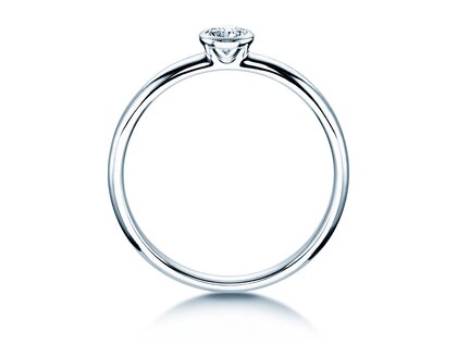 Verlovingsring Eternal in platina 950/- met diamant 0,20ct G/SI