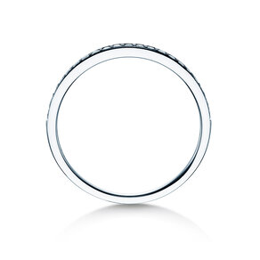Verlovingsring Alliance-/Eternityring in 18K witgoud met diamanten 0,21ct G/SI