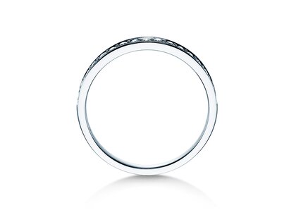 Verlovingsring Alliance-/Eternityring in 14K witgoud met diamanten 0,255ct G/SI