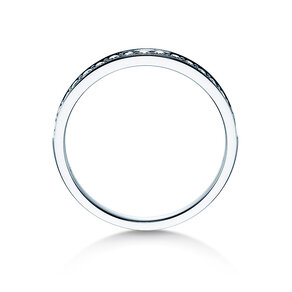 Verlovingsring Alliance-/Eternityring in 14K witgoud met diamanten 0,255ct G/SI