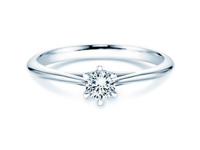 Verlovingsring Heaven 6 in 9K witgoud met Lab-grown diamant 0,25ct E/VS
