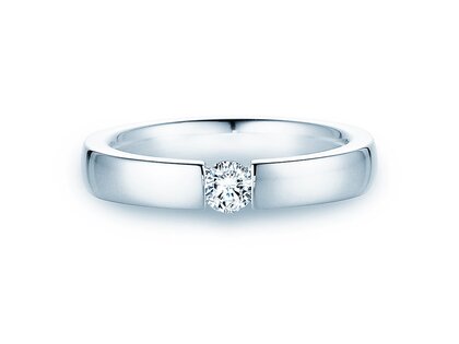Verlovingsring Infinity in 14K witgoud met Lab-grown diamant 0,25ct E/VS