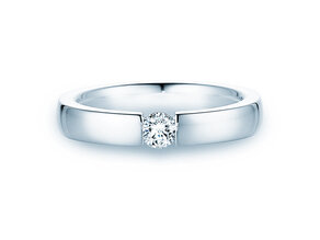 Verlovingsring Infinity in 14K witgoud met Lab-grown diamant 0,25ct E/VS