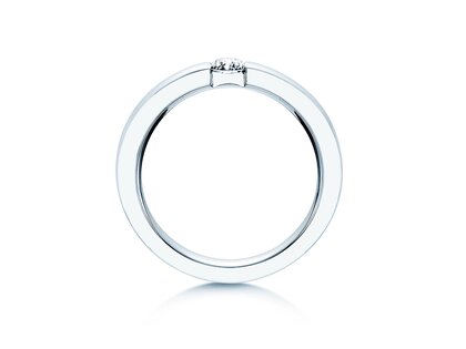 Verlovingsring Infinity in 14K witgoud met Lab-grown diamant 0,25ct E/VS