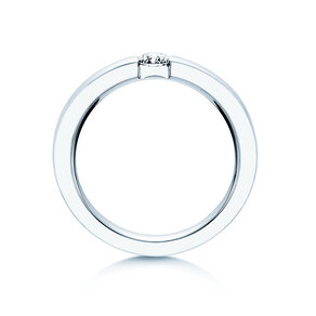 Verlovingsring Infinity in 14K witgoud met Lab-grown diamant 0,25ct E/VS