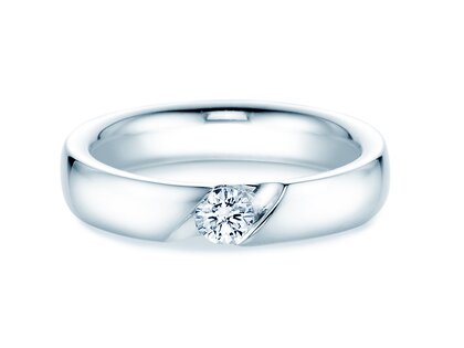 Verlovingsring Italic in zilver
