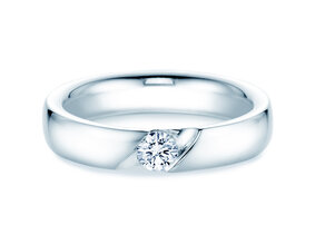 Verlovingsring Italic in zilver