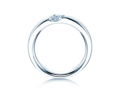 Verlovingsring Italic in zilver