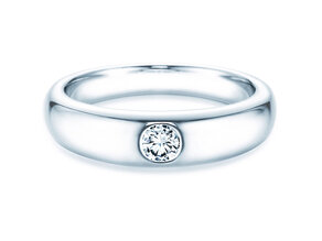 Verlovingsring Promise in 9K witgoud met diamant 0,25ct H/SI