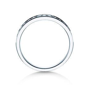Verlovingsring Alliance-/Eternityring in 14K witgoud met diamanten 0,30ct G/SI
