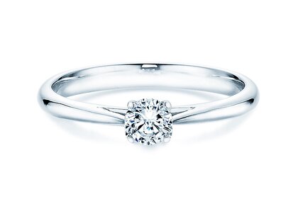 Verlovingsring Delight in 14K witgoud met diamant 0,30ct H/SI