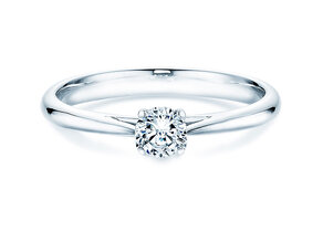 Verlovingsring Delight in 14K witgoud met diamant 0,30ct H/SI