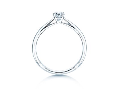Verlovingsring Delight in 14K witgoud met diamant 0,30ct H/SI