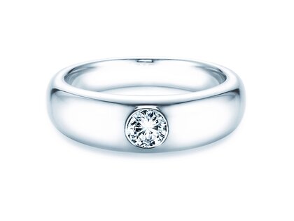 Verlovingsring Promise in 14K witgoud met diamant 0,30ct G/IF