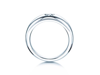Verlovingsring Promise in 14K witgoud met diamant 0,30ct G/IF